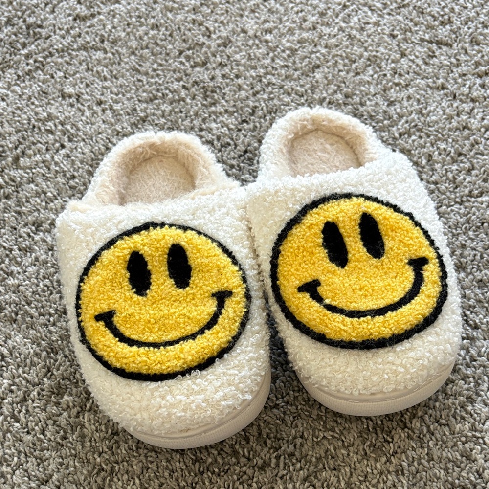 Smiley Face Slippers